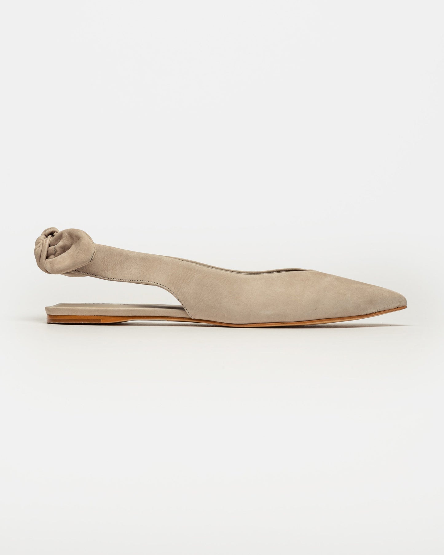 MULE CLAIRE EN CUERO NOBUK
