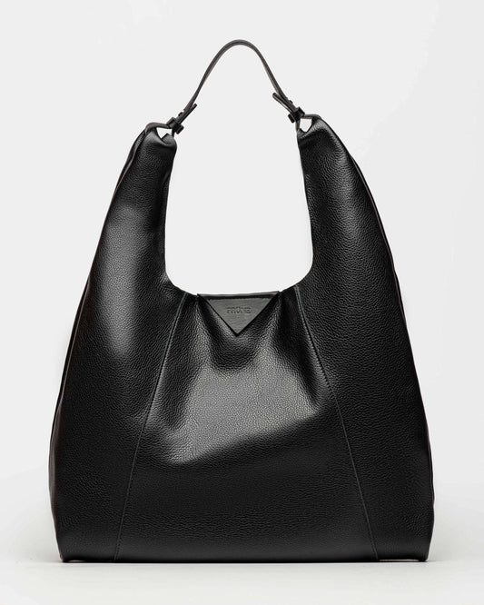 BOLSO THE SHOPPING EN CUERO GRANEADO