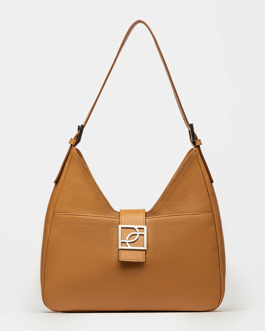 BOLSO SIGNATURE EN CUERO GRANEADO