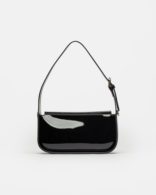 CARTERA AL HOMBRO LEAF EN EFECTO CUERO CHAROL